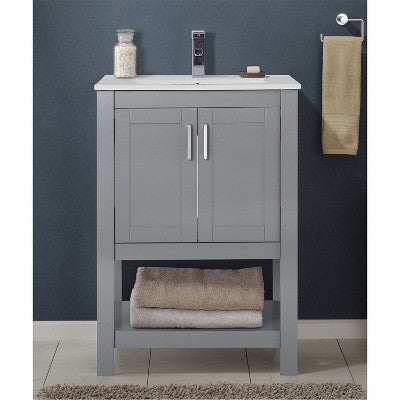 Saint Birch Ceramic Single Bathroom Vanity Top With Sink 1 Hole (LOCAL PICKUP ONLY)