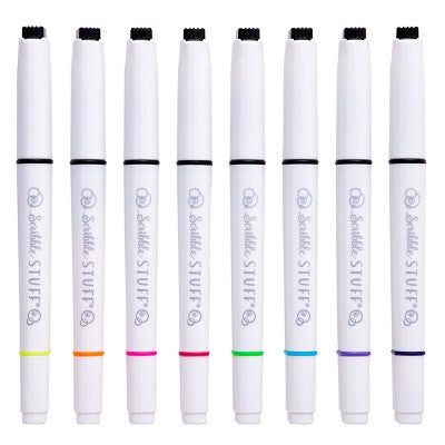 Scribble Stuff 8ct Doubled Ended Highlighter Marker/Fine Tip Pen