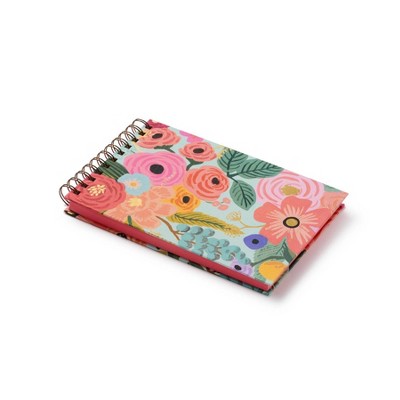 Rifle Paper Co. Garden Party Spiral Notepad: 6x9" Ruled, 100 Pages, Hard Cover, Multicolored, College Rule, Adult and Teen