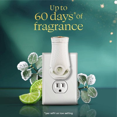 Glade Air Freshener Plug Ins Scented Oil Diffuser Refills - Bergamot & Eucalyptus - 1.34 fl oz/2pk