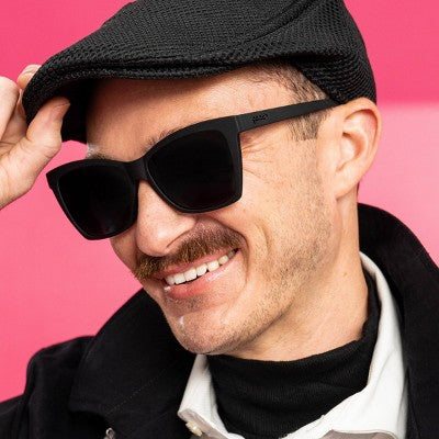 goodr New Wave Renegade Pop G Cateye Sunglasses: Polarized Plastic Lenses, One Size Fits Most, 13+ Years, Black Frame