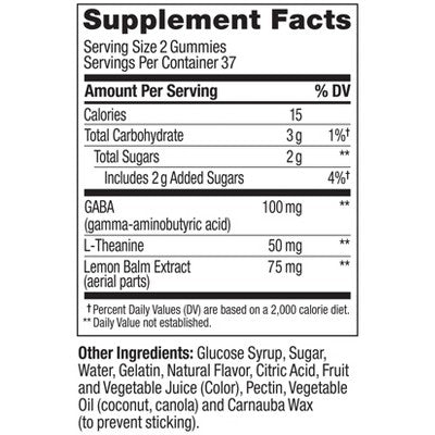 OLLY Goodbye Stress Tallboy Multivitamins Gummies - 74ct