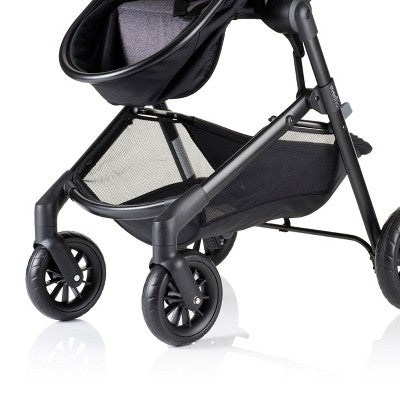 Evenflo Pivot Modular Travel System with LiteMax Infant Car Seat with Anti-Rebound Bar - Casual Gray (LOCAL PICKUP ONLY)