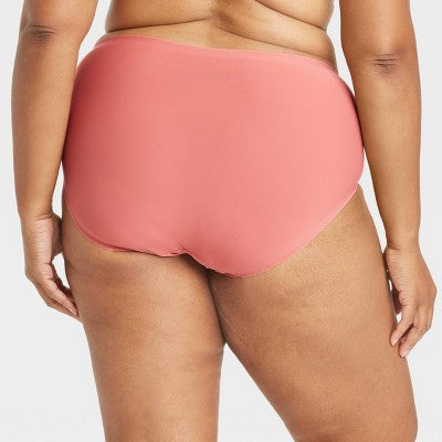 Women's 6pk Bonded Microfiber Hipster Underwear - Auden Assorted Color 3X: Cotton Gusset, Mid Rise