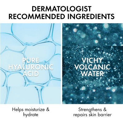 Vichy Aqualia Thermal Night Spa Cream and Face Mask, Anti-Fatigue with Hyaluronic Acid - 2.54oz