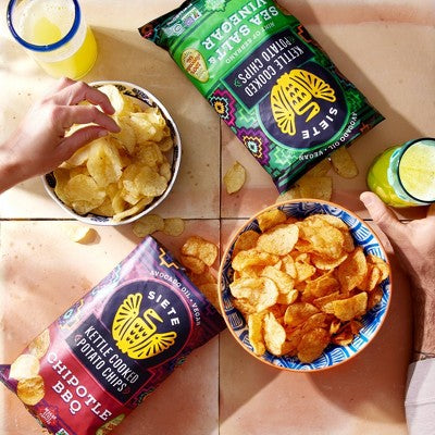 Siete Sea Salt Vin Kettle Chips - 5.5oz