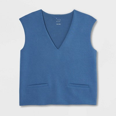 Women's Sandwash Vest - A New Day Blue XS