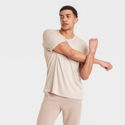 Men's Short Sleeve Performance T-Shirt - All In Motion Light Gray S