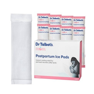 Dr. Talbot's Postpartum Ice Pads - 8ct: Genital Application, Cotton Material, Ice and Heat Packs