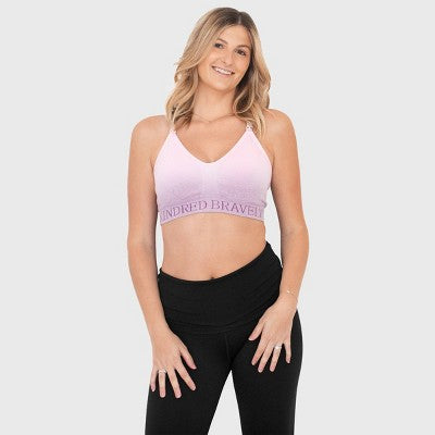 Kindred Bravely Women's Sublime Sports Pump/Nursing HandsFreeBra Ombre Purple 1X