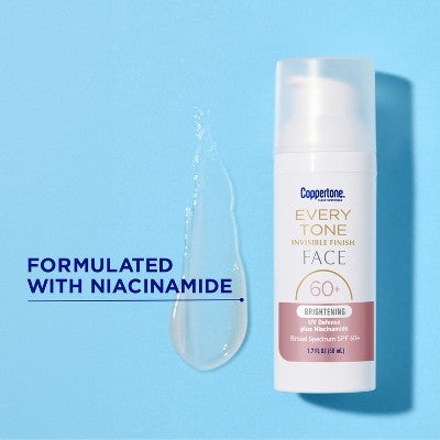 Coppertone Brightening Every Tone Face Sunscreen - SPF 60+ - 1.7 fl oz