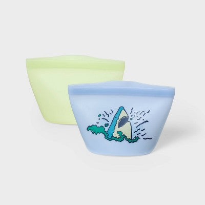Kids' 2pc Reusable Sandwich Bag Shark - Cat & Jack?
