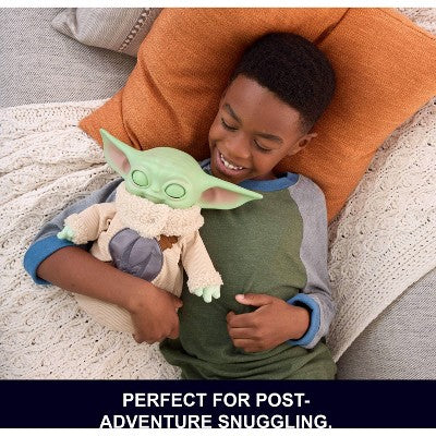 Star Wars The Mandalorian & Grogu Movie Pick-Me-Up Grogu Character Plush Rondel Design Vinyl Head