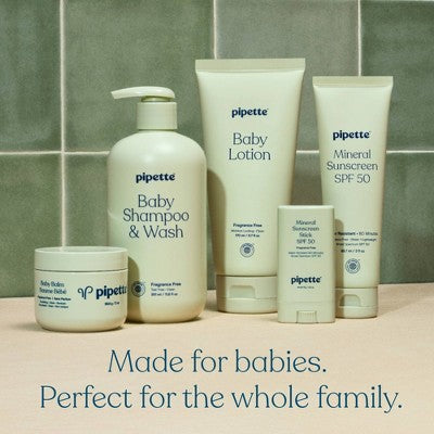 Pipette Mineral Sunscreen Lotion Broad Spectrum - SPF 50 - 3 fl oz