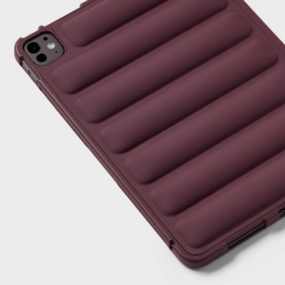 Apple iPad Pro 11-inch (2024, 5th Generation) Puffy Case - heyday Dark Cherry