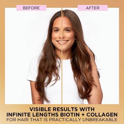 Pantene Pro-V Miracles Infinite Lengths Biotin + Collagen Shampoo Sulfate Free - 13.5 fl oz