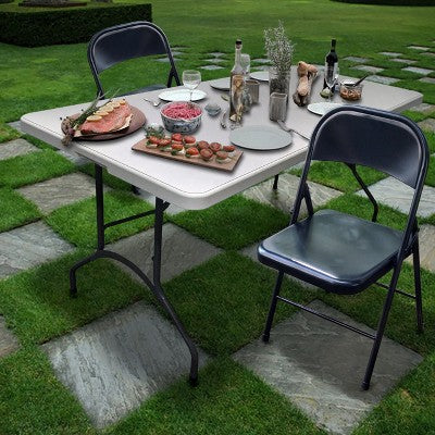 Peakform Metal Folding Chair Black (LOCAL PICKUP ONLY)