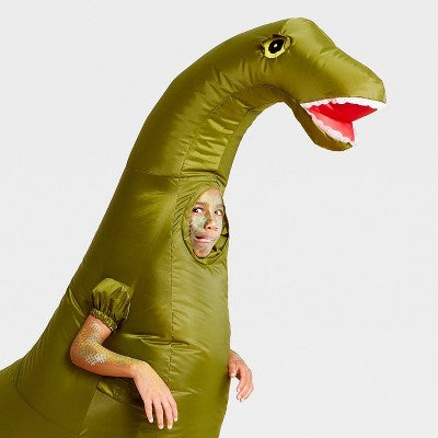 Kids' Diplodocus Halloween Costume Inflatable Suits - Hyde and EEK! Boutique Green One Size Fits Most