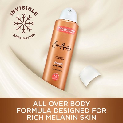 SheaMoisture Whole Body Deodorant Spray - Coconut & Hibiscus, Aluminum Free - 4oz