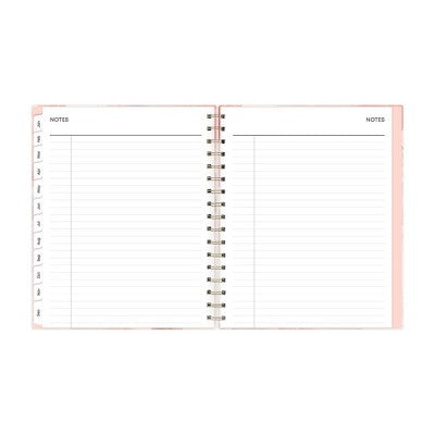 BlueSky 2025 Weekly/Monthly Planner 9.25"x7.87" Wirebound Saphne