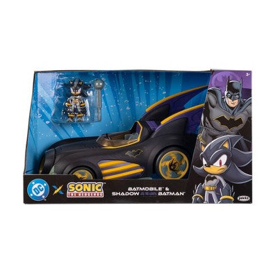 DC X Sonic the Hedgehog 2.5" Shadow + Batmobile