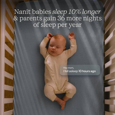 Nanit Pro Smart Baby Monitor & Floor Stand - White
