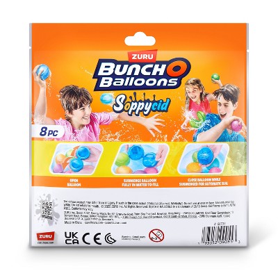 LOT OF 2!! Bunch O Balloons Reusable Water Balloons MAGNA SEAL 8pc