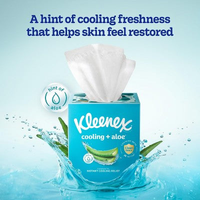 Kleenex Cooling + Aloe Facial Tissue - 4pk/50ct