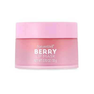NatureWell Hydrating Lip Mask - Berry - 0.7oz