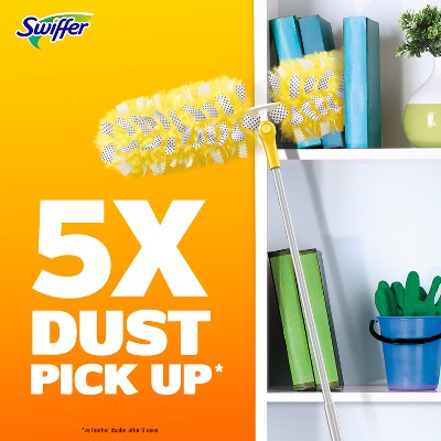 Swiffer Heavy Duty Megasize Duster Kit Lemon Scent - 9pc: Multipurpose, Multi-Surface (LOCAL PICKUP ONLY)