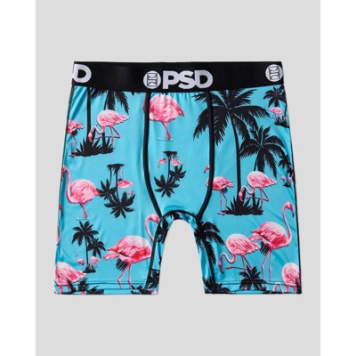 PSD Men's Flamingo Print Briefs 2pk - Light Blue L