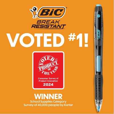 BiC 4ct Break-Resistant Mechanical Pencil Velocity Premium: 0.7mm No. 2 Multicolor Pencils, Plastic, Ages 5+