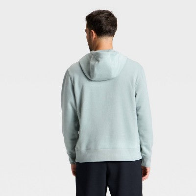 Men's Fleece Hooded Sweatshirt - All In Motion Sage Green XL