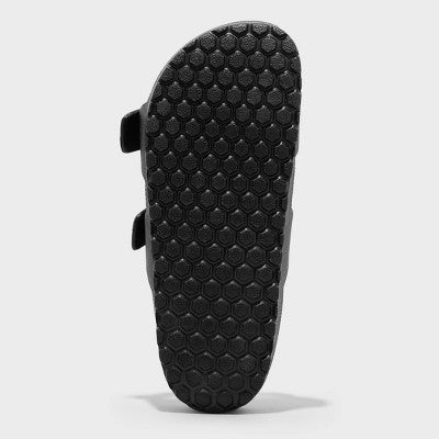 Kids' Noa Blown EVA Footbed Sandals - Cat & Jack Jet Black 13