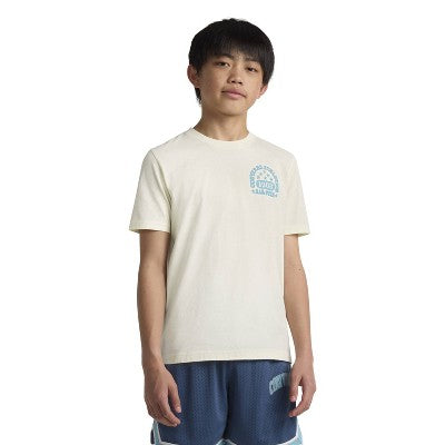 Converse Boys Short Sleeve 'Converse Athletics' T-Shirt - Cream M