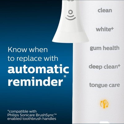 Philips Sonicare W2 DiamondClean Replacement Head - HX6063/65 - White - 3pk