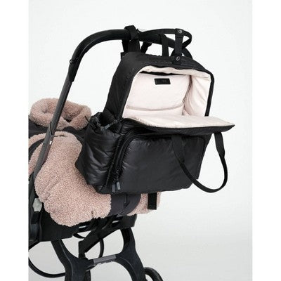7am Enfant Diaper Bag Backpack with Portable Changing Pad - Water Resistant Shell - Black