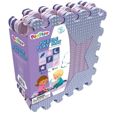 FunPlay 9pc Play Mat Pink
