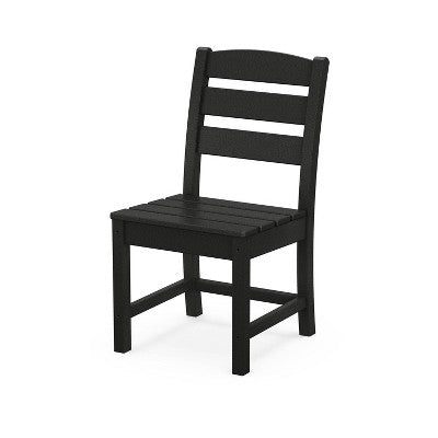 Lakeside 7pc Farmhouse Dining Set Black - POLYWOOD: Weather-Resistant Outdoor Furniture, Stainless Steel Hardware (LOCAL PICKUP ONLY)