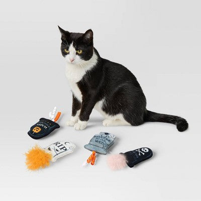 Halloween Multipack Classic Graves Plush Cat Toy Set - 4pc - Hyde and EEK! Boutique