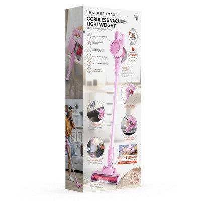 Sharper Image 2-in-1 Brushed Motor Cordless Stick and Handheld Vacuum Pink (LOCAL PICKUP ONLY)