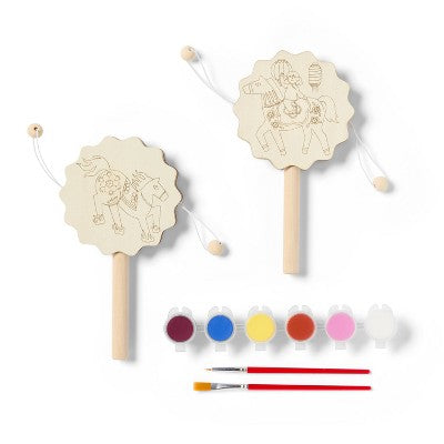 2ct Lunar New Year Craft Spin Drum Painting Activity Kit - Mondo Llama