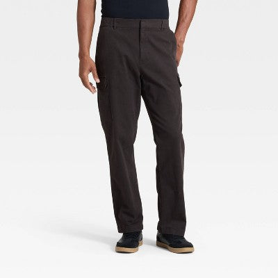 Men's Vintage Cargo Pants - Goodfellow & Co Dark Brown L