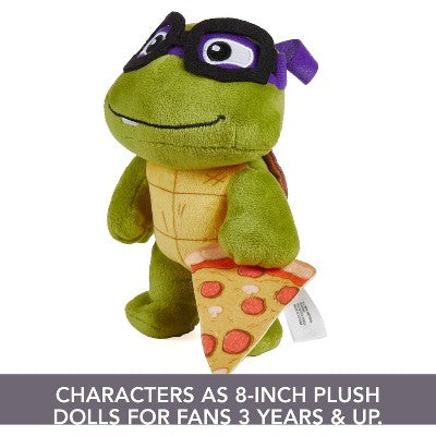 Teenage Mutant Ninja Turtles: Mutant Mayhem Donatello with Pizza 8" Plush