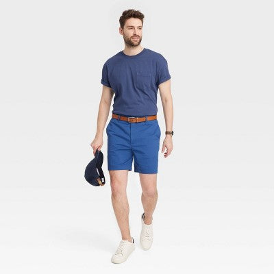 Men's Heavyweight T-Shirt Goodfellow & Co Seamless Blue XL