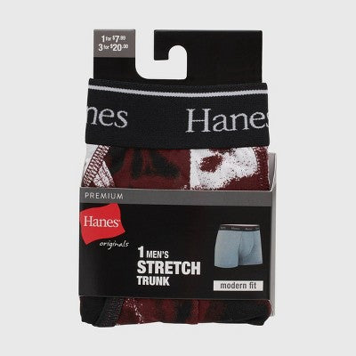 Hanes Originals Premium Men's Trunks - Burgundy S