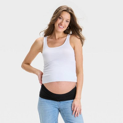 Bellaband Over Belly Maternity Support Belt - Isabel Maternity by Ingrid & Isabel Black L/XL: Seamless Jersey, Pull-On, Large/X Large