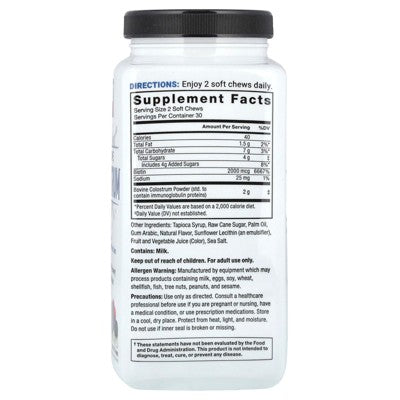 Force Factor Awesome Colostrum™, Berries & Cream, 60 Soft Chews