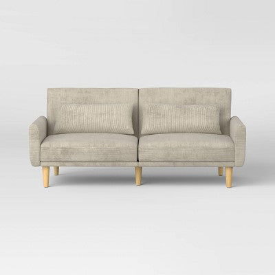 Futon Sofa Corduroy Taupe - Room Essentials (LOCAL PICKUP ONLY)
