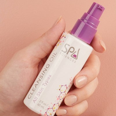 Spa Sciences Cleansing Oil Dirt & Makeup Dissolving Facial Oil Cleanser - 2 fl oz